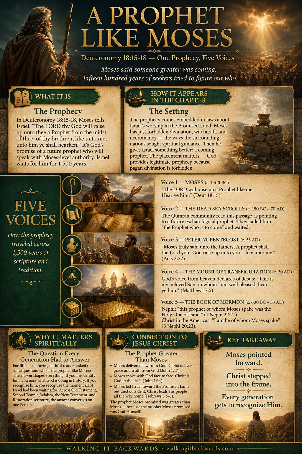 A Prophet Like Moses — Deep Dive on Deuteronomy 18
